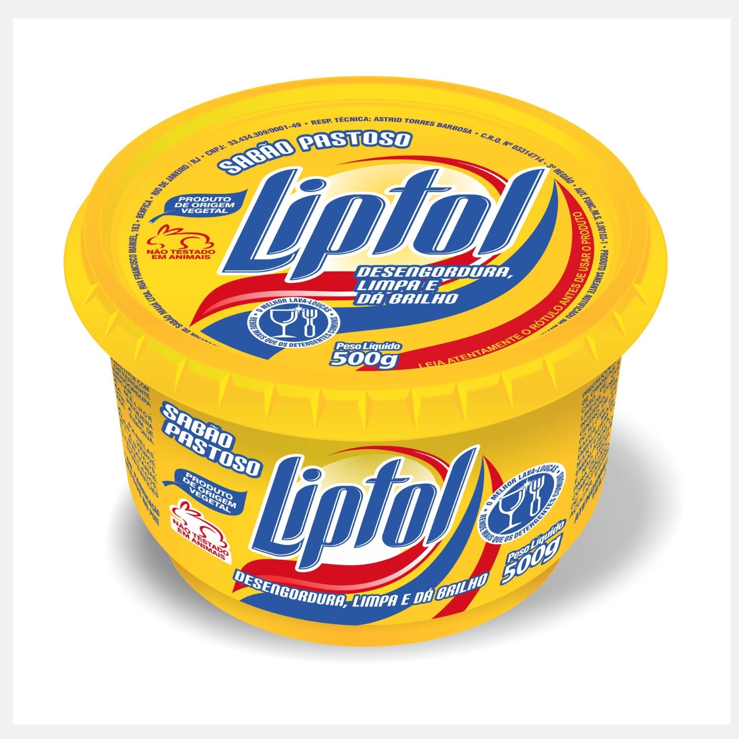 Liptol - Sabão Pastoso 500g